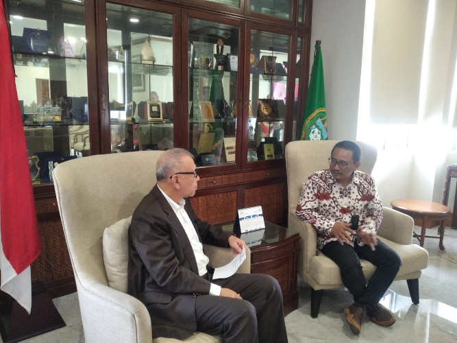 Jalin Silahturahmi dan Sinergi dengan PJ Sekdaprov Sumut di Awal Tahun 2025